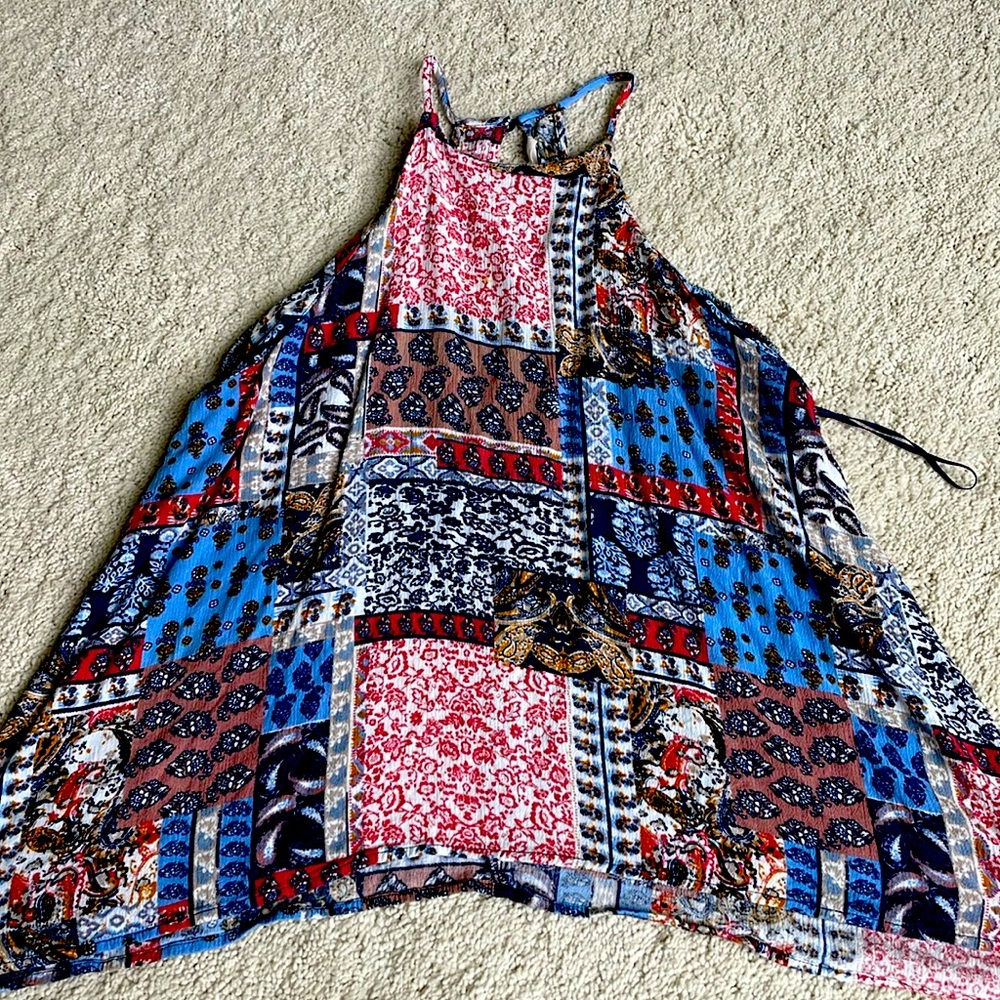 Halter top multi color.
